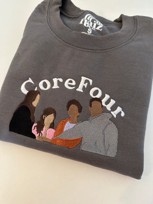 Core 4 embroidered sweatshirt